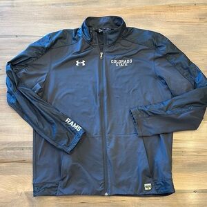 Under Armour Dark Grey Colorado State Rams Lightweight Zip Jacket